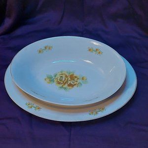 Hadsun Chinaware Serving Dish & Platter - made in Occupied Japam